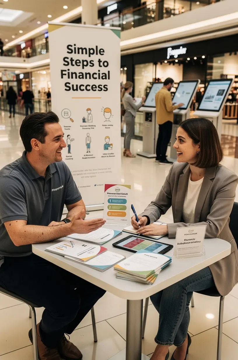 Szakértő magyarázza el a költségvetés készítésének lépéseit egy élő konzultáción.